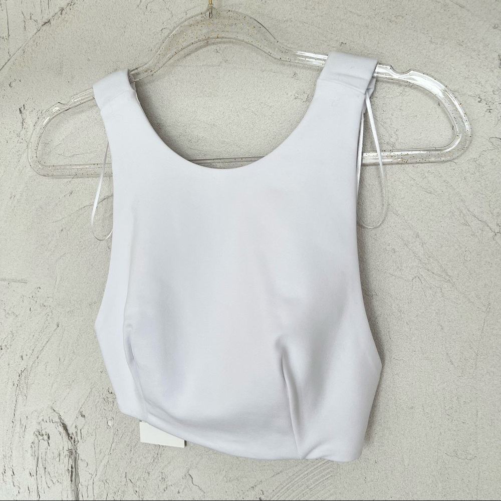 ZARA White Crop Top sz XS